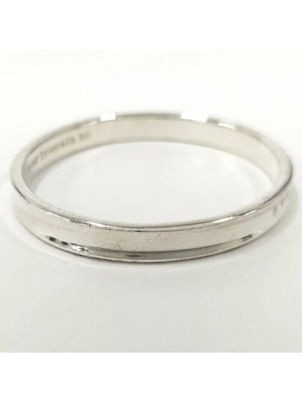 Tiffany & Co Narrow Bangle Bracelet 925 Sterling Silver